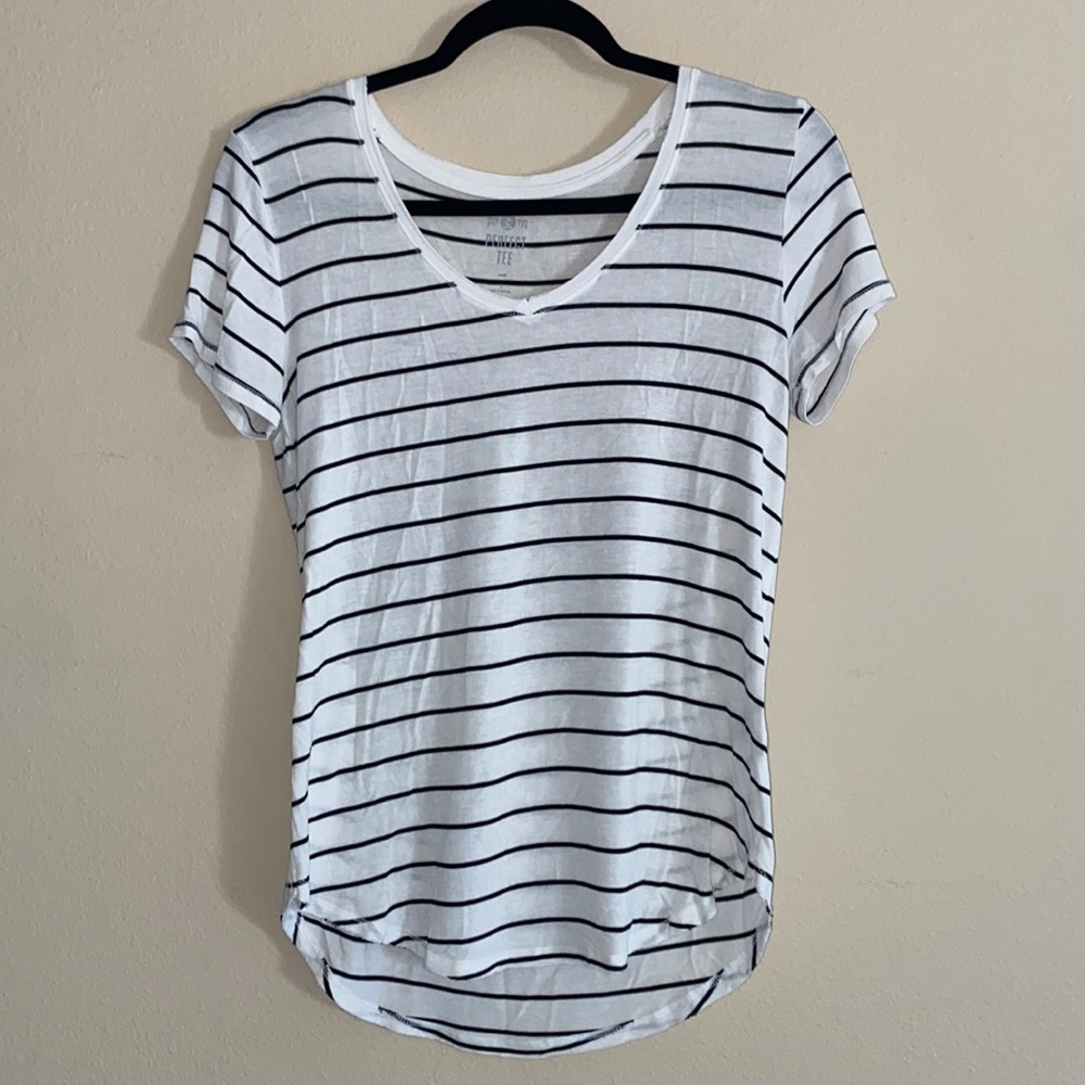 comfy striped tee shirt